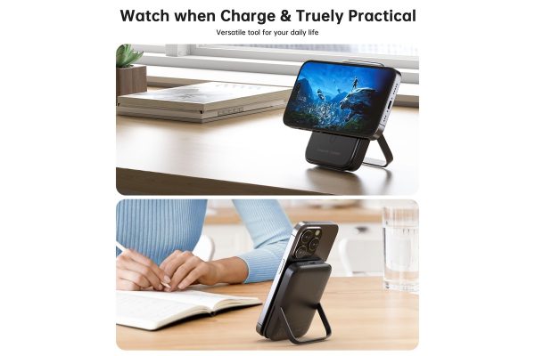 External battery Power Bank Choetech B743 15W Magsafe 10000mAh black - Image 4
