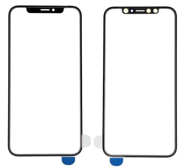 LCD screen glass Apple iPhone X/XS with OCA black V2 ORG