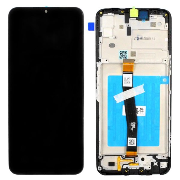 Дисплей Samsung A226 A22 5G с сенсорным экраном оригинал Black (service pack)