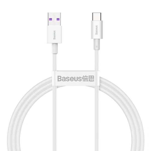 USB cable Baseus Superior from USB to Type-C 66W 1.0m white CATYS-02