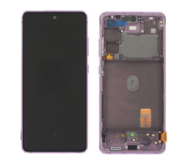 Дисплей Samsung G780F S20 FE с сенсорным экраном оригинал Cloud Lavender (service pack)
