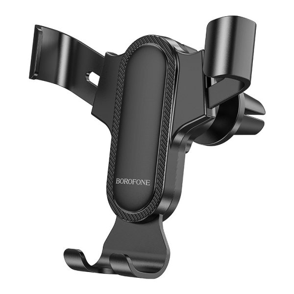 Car phone holder Borofone BH74 for using on ventilation grille, black