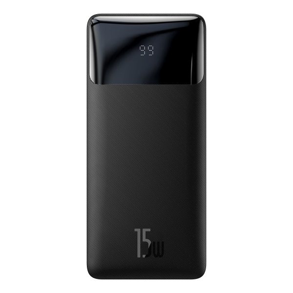 Внешний аккумулятор Power Bank Baseus Bipow Type-C PD+2xQuick Charge 3.0 15W 10000mAh с екраном черный PPBD050001