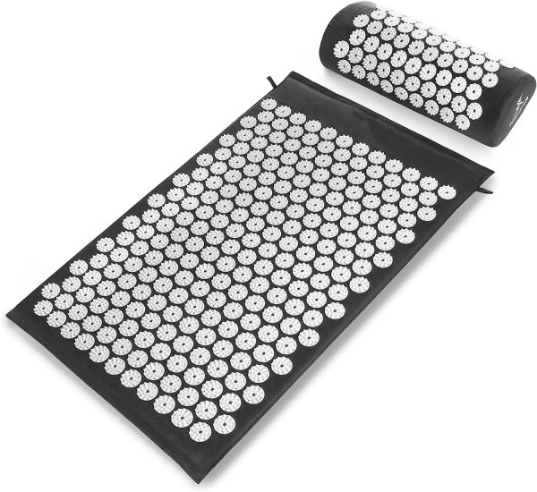 Acupressure massage mat with cushion MM-001 black