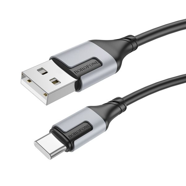 USB кабель Borofone BX101 USB-A to USB-C 1.0m черный