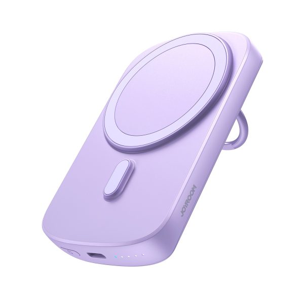 Внешний аккумулятор Power Bank Joyroom JR-W020 20W Magnetic Wireless 6000mAh фиолетовый