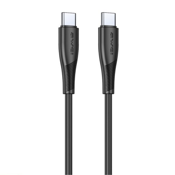 USB cable Awei CL-182C USB-C to USB-C 1.0m black