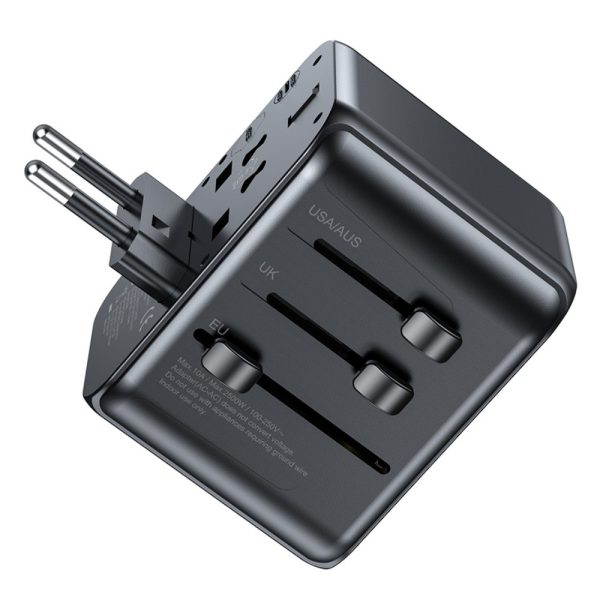 Универсальное зарядное устройство для путешествий Awei C-39 35W GaN 2xUSB-A/3xUSB-C черный