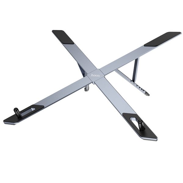 Foldable laptop stand Hoco HD9 metal gray