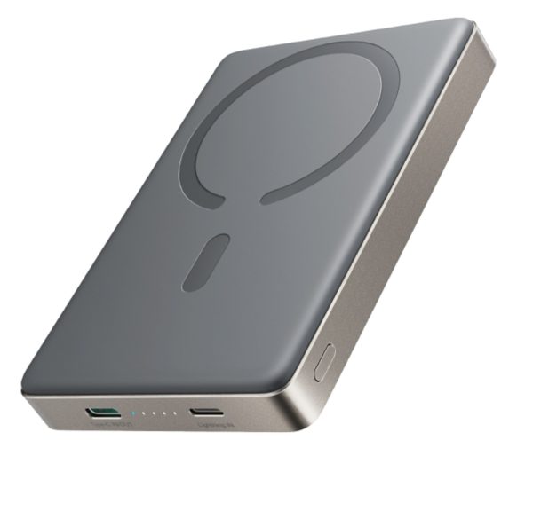 Внешний аккумулятор Power Bank Joyroom JR-PBM08 Pro 20W Magnetic Wireless 10000mAh Natural Titanium