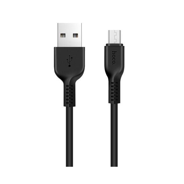 USB кабель Hoco X20 USB-A to MicroUSB 2.0m черный