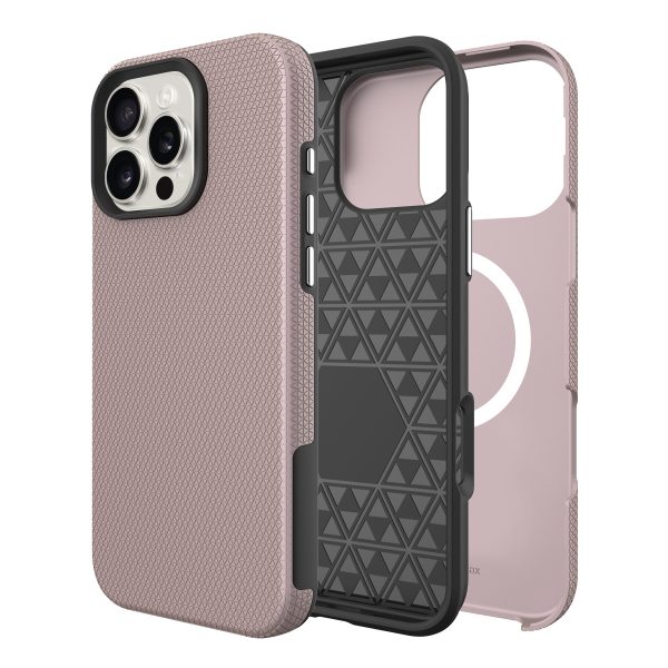 Perfectionists Triangle Mag Case iPhone 16 Pro Max rose gold