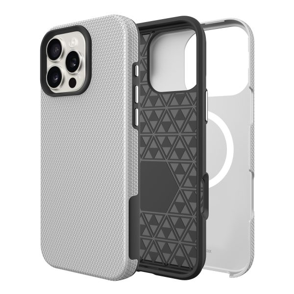 Perfectionists Triangle Mag Case iPhone 14 Pro silver