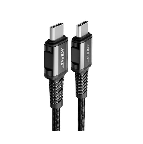 USB кабель Acefast C1-03 60W USB-C to USB-C 1.2m черный