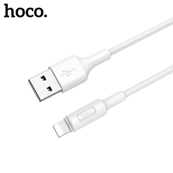 USB cable Hoco X25 Lightning 1.0m white - Image 2