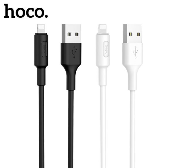 USB cable Hoco X25 Lightning 1.0m black - Image 4