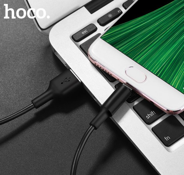 USB cable Hoco X25 microUSB 1.0m black - Image 4