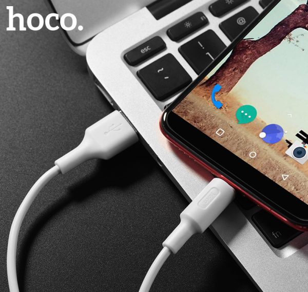 USB кабель HOCO X25 Type-C 1.0m белый — изображение 3