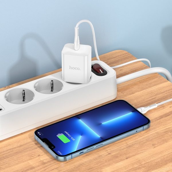 Charger Hoco N27 20W USB-C white - Image 3