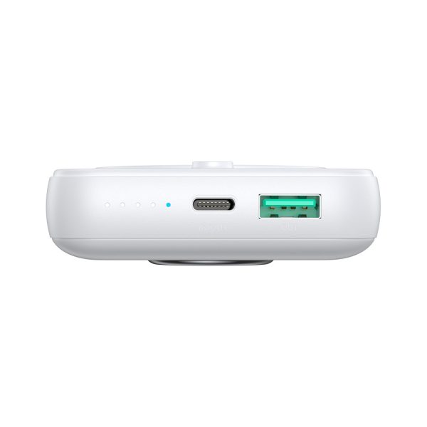 Внешний аккумулятор Power Bank Joyroom JR-W050 20W Magnetic Wireless 10000mAh белый — изображение 3