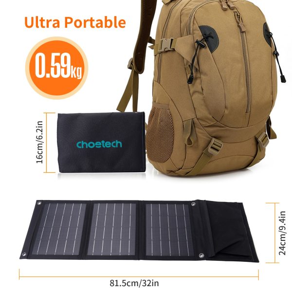 Солнечная батарея Choetech SC005 22W 2.4A — изображение 4