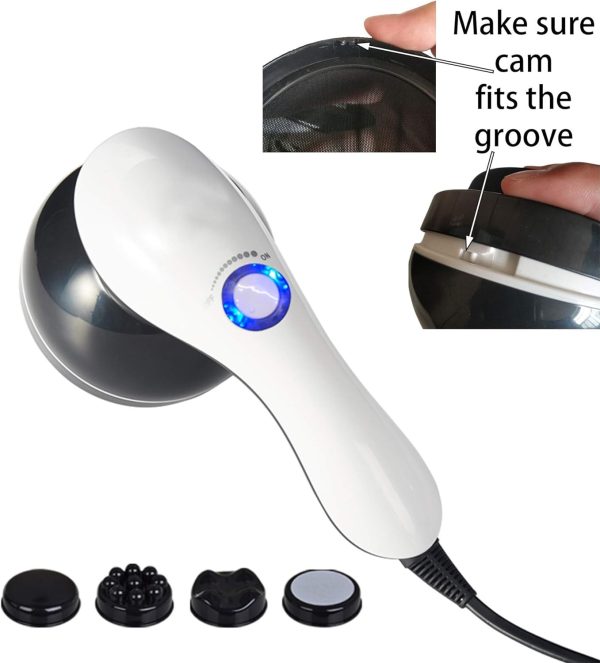 Body massager 664PL white - Image 4