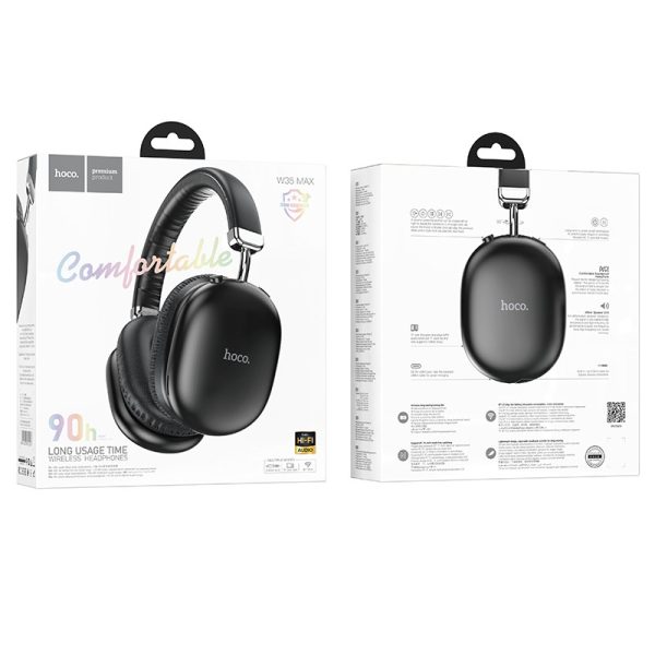 Wireless headphones Hoco W35 Max black - Image 4