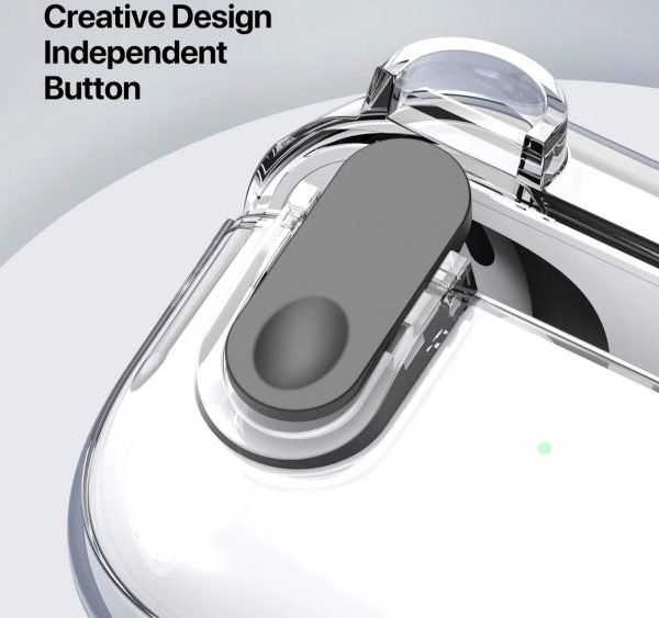 Чехол Dux Ducis PECL Apple AirPods 4 серый — изображение 2