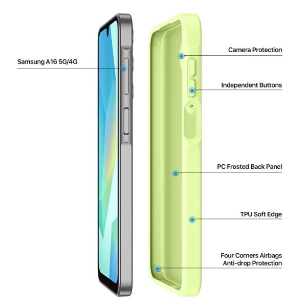 Case Dux Ducis Yind for Samsung A165 A16 4G/A166 A16 5G green - Image 3