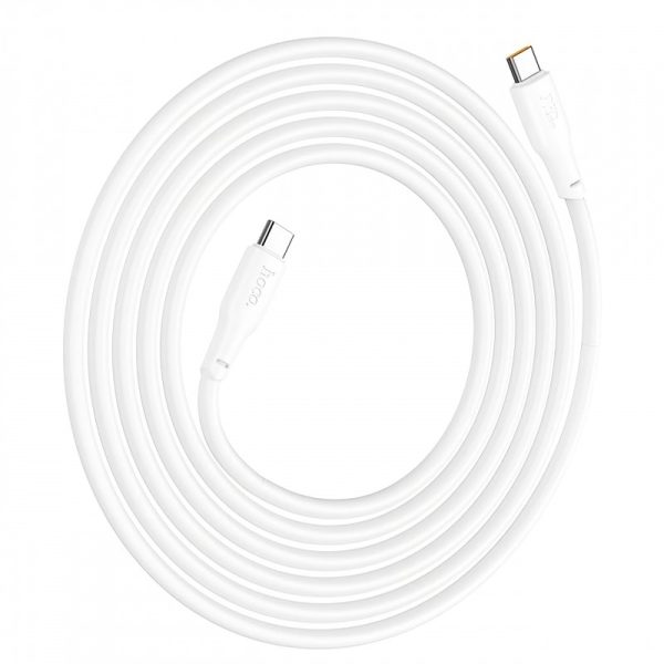USB кабель Hoco X93 240W USB-C to USB-C 2.0m белый — изображение 2