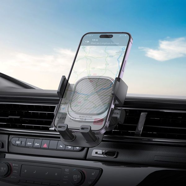 Car phone holder Borofone BH120 (air vent) black - Image 4