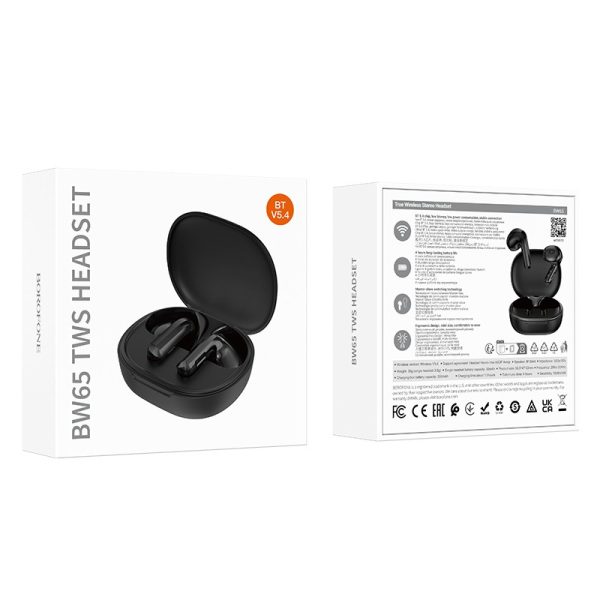 Wireless headphones Borofone BW65 black - Image 3