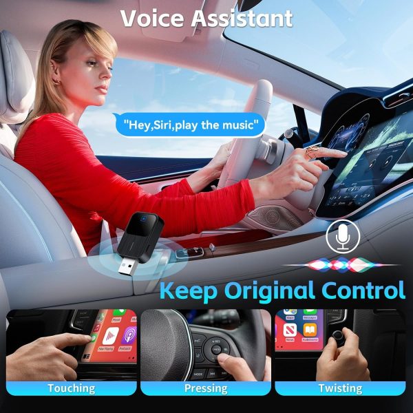 Wireless CarPlay/Android Auto adapter Reach K2 black - Image 3