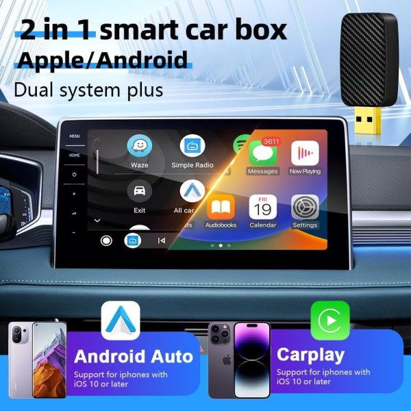 Wireless CarPlay/Android Auto adapter Reach U4 black - Image 2
