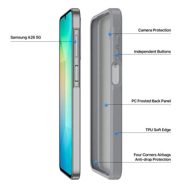 Case Dux Ducis Yind for Samsung A266 A26 5G grey - Image 2