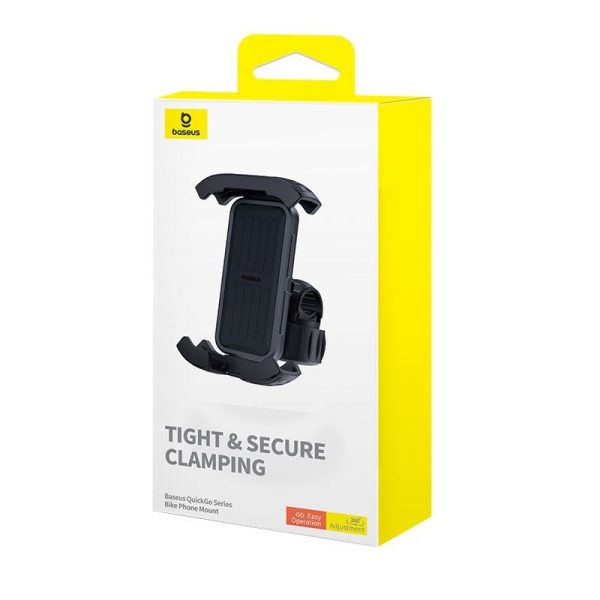 Держатель телефона для велосипеда Baseus QuickGo Series Bike Phone Mount Cluster черный C40561500113-00 — изображение 4