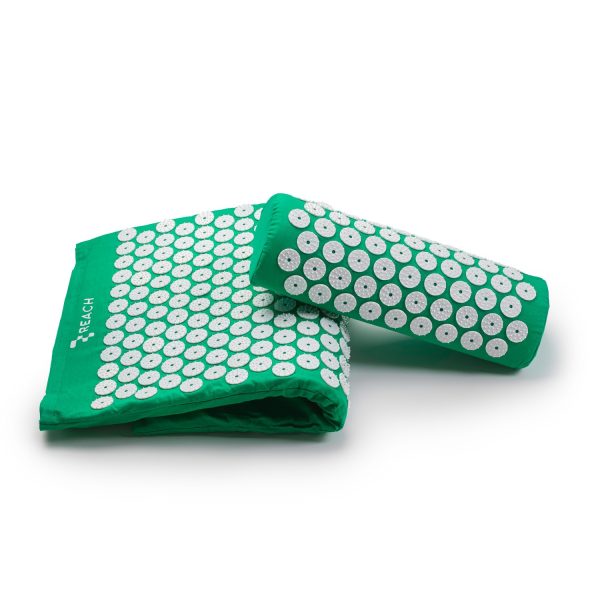 Acupressure massage mat with cushion MM-001 green - Image 3