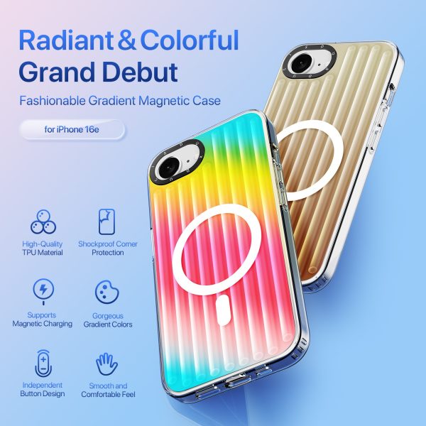 Case Dux Ducis Zest Apple iPhone 16e Gradient Rainbow - Image 4