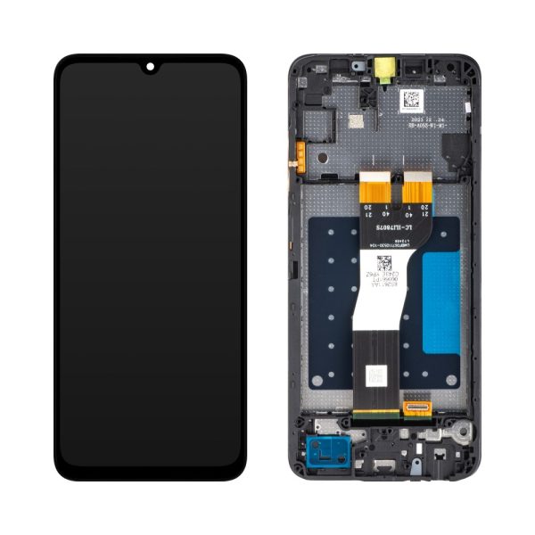 Дисплей Samsung A057 A05s с сенсорным экраном оригинал Black (service pack)