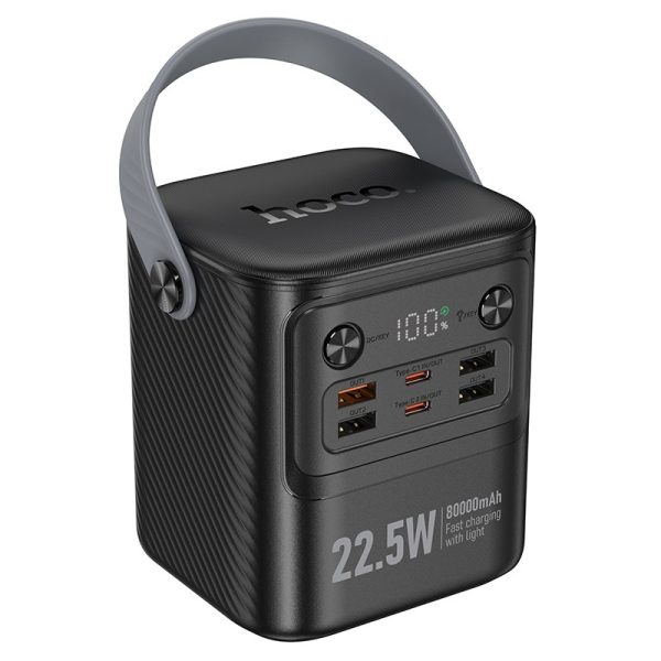 External battery Power Bank Hoco J152 22.5W+PD20W 80000mAh black