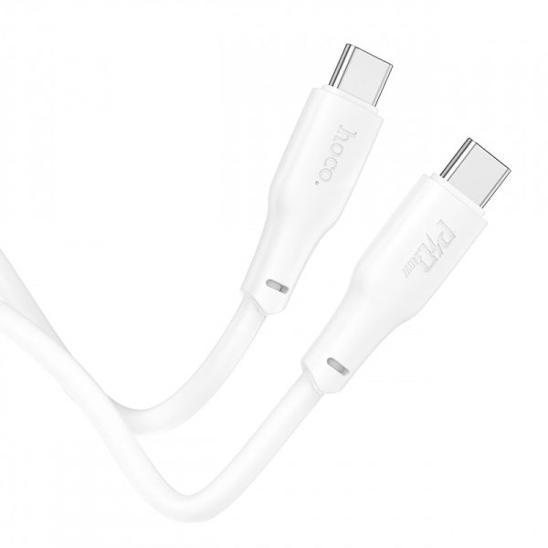 USB кабель Hoco X93 240W USB-C to USB-C 2.0m белый