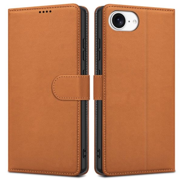 Case Fancy Wallet Xiaomi Redmi 13C/Poco C65/Poco M6 5G brown