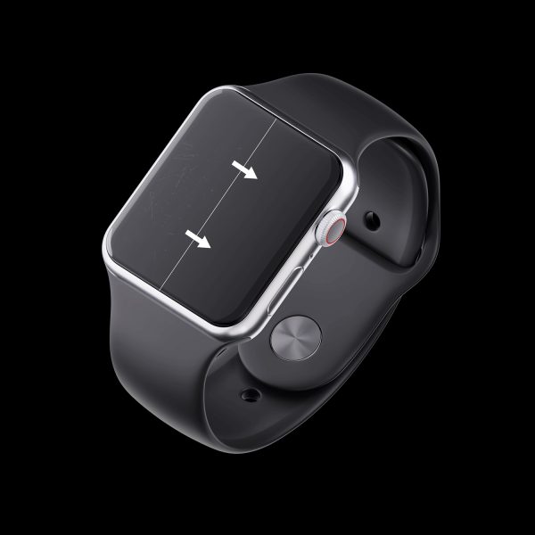 Защитная пленка для дисплея 3mk Watch ARC Apple Watch SE 44mm 3 pcs — изображение 3