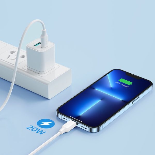 USB cable Joyroom S-CL020A9 Type-C to Lightning 20W 1.0m white - Image 2