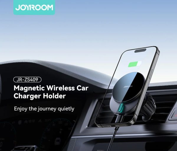 Car charger-holder magnetic Joyroom JR-ZS409 MagSafe 15W black - Image 2