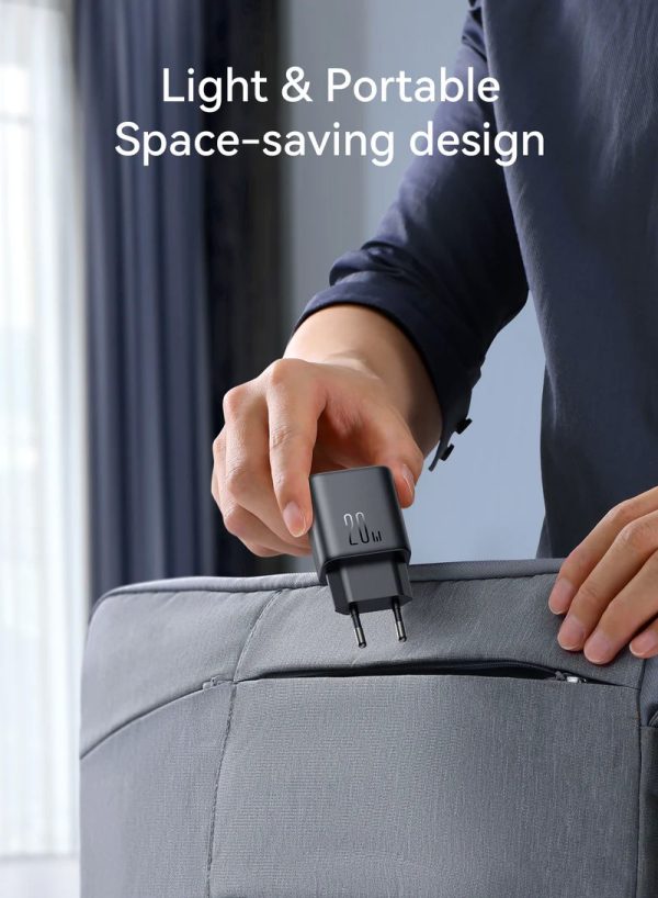 Сетевая зарядка Joyroom JR-TCF20 20W USB-C + USB-C to Lightning cable 1.0m белая — изображение 4