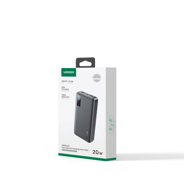 External battery Power Bank Ugreen PB313 20W 20000mAh (25683) black - Image 4
