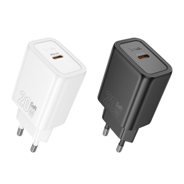 Charger Hoco N60 20W GaN USB-C white — изображение 3