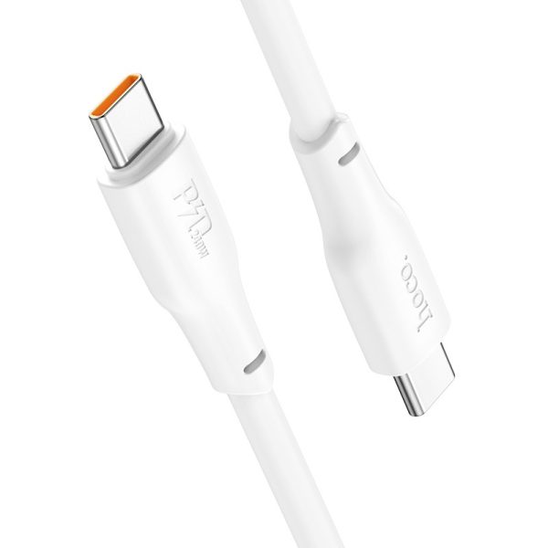 USB кабель Hoco X93 60W USB-C to USB-C 2.0m белый — изображение 2