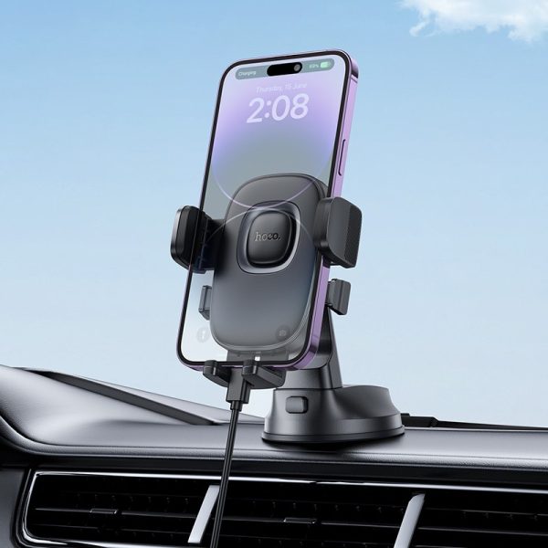 Car phone holder Hoco H76 (dashboard) black - Image 4